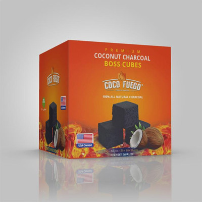 COCO FUEGO BIG BOSS CHARCOAL 26mm - 64 pcs