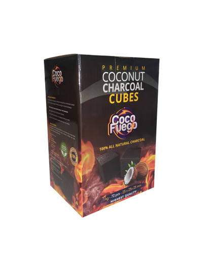 COCO FUEGO CHARCOAL CUBES - 72 pcs