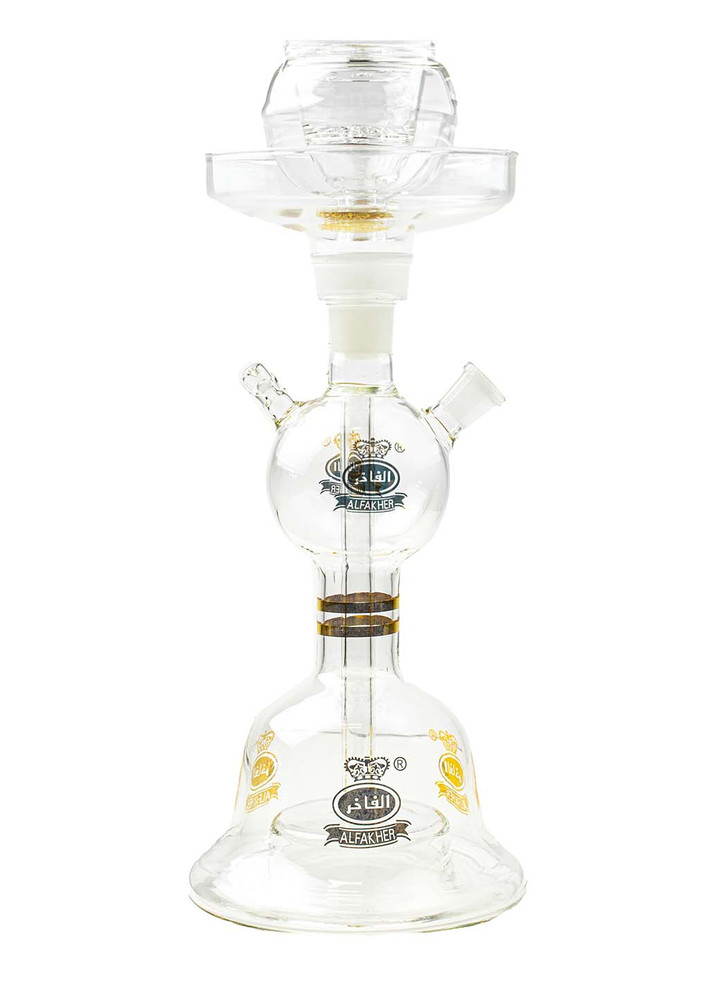 Al Fakher Glass Hookah - Round