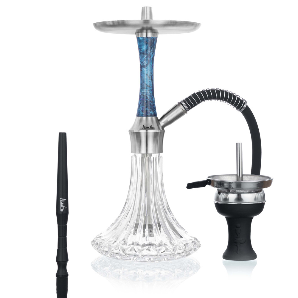 ALADIN EPOX 360 Hookah - Blue Metallic