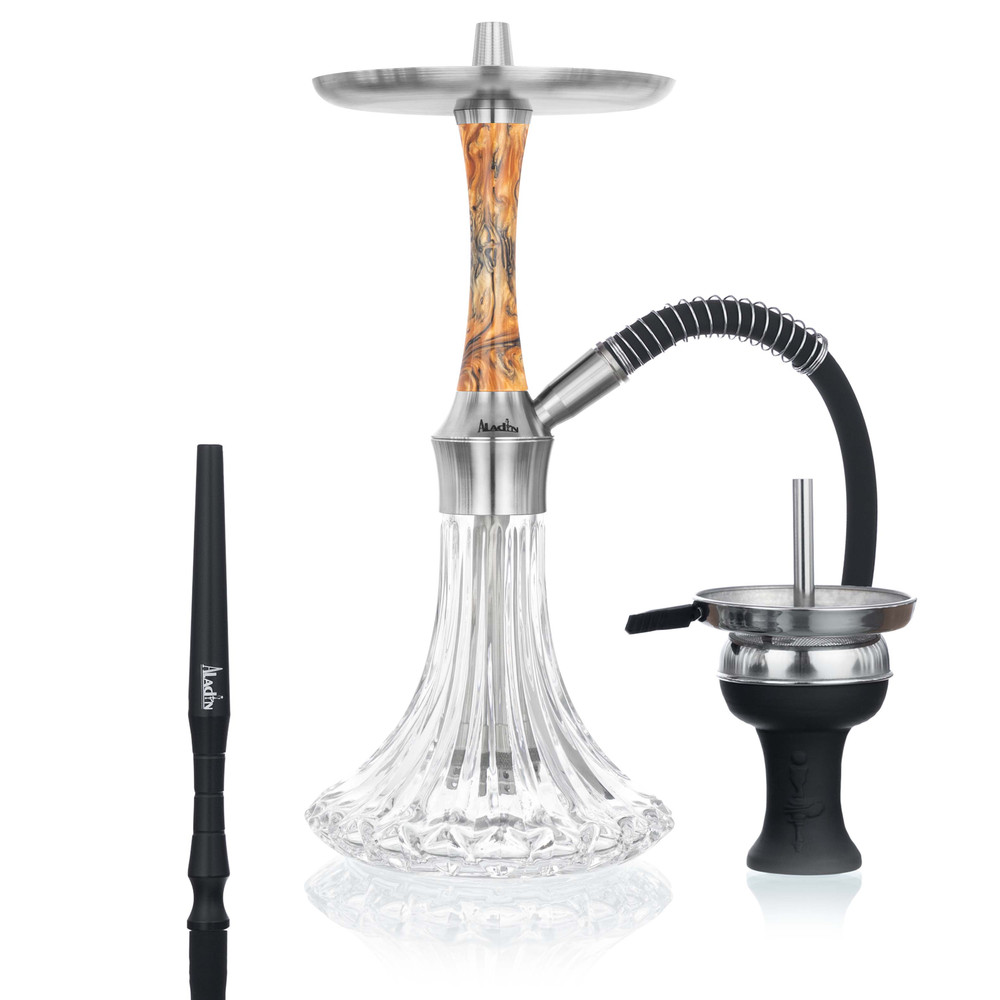 ALADIN EPOX 360 Hookah - Golden Wood