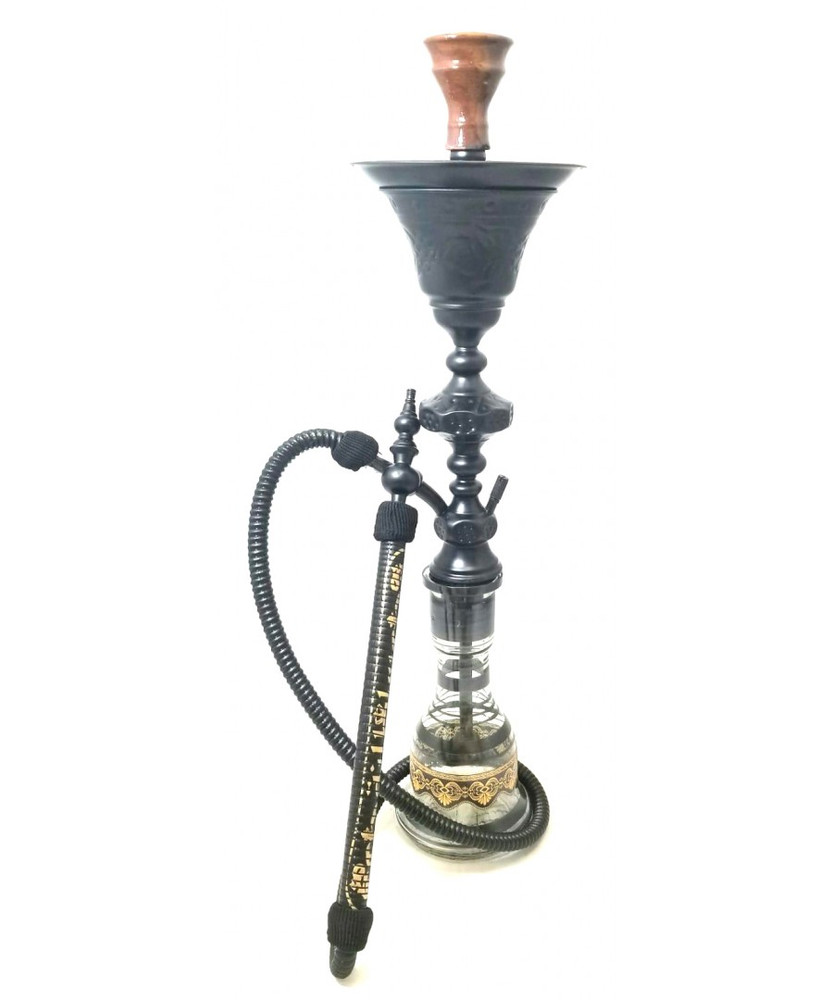 Sultana Hookah - 1001 Nights Single Ice - Black Matte (32")