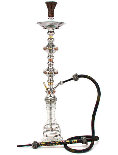 Khalil Mamoon 1001 Nights Double Decker shisha smoking pipe hookah