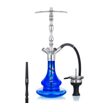 Aladin MVP 500 Hookah - Full Shiny Blue