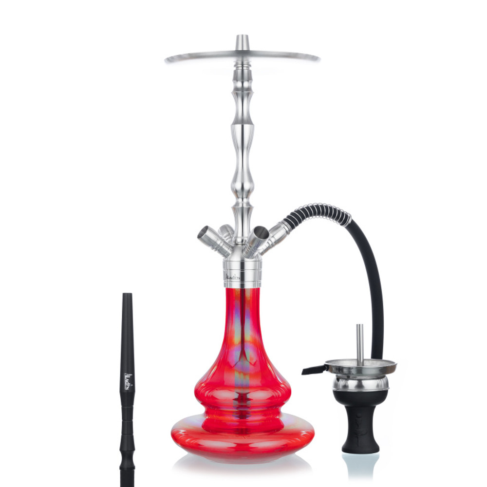 Aladin MVP 500 Hookah - Full Shiny Red